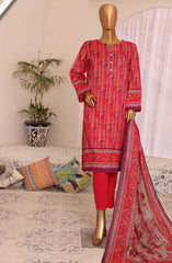 HZ Platinum Digital Printed Lawn Collection Vol 03 D-189