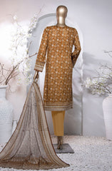 HZ Platinum Digital Printed Cotton Lawn Collection D-199