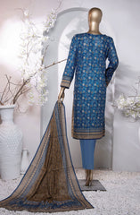 HZ Platinum Digital Printed Cotton Lawn Collection D-200