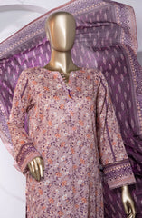 HZ Platinum Digital Printed Cotton Lawn Collection D-202