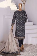 HZ Platinum Digital Printed Lawn Collection 2024 PPC 32