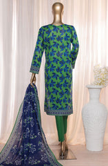 HZ Platinum Digital Printed Lawn Collection 2024 D-114