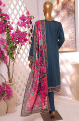 HZ Printkari Slub Cambric Embroidered Collection D-221