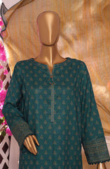 HZ Printkari Slub Cambric Embroidered Collection D-223