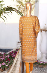 HZ RTW Summer Vibes Printed Lawn Collection Vol 01 PSL 402 MUSTARD