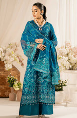 Lamisah Luxury Chiffon Unstitched Collection By Lavish Premium D-15 Passion Fixation