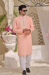 Fancy Kurta Pyjama Collection Peachy Paradise