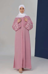 TGM Luxe Abaya Collection 2025 D-12 Pink Majesty