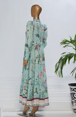 Quadra Floral X Long Dress By Amna Khadija D-01