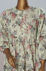 Quadra Floral X Long Dress By Amna Khadija Vol 04  D-09