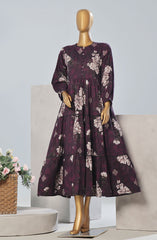 Quadra Floral X Long Dress By Amna Khadija Vol 04  D-10