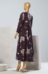 Quadra Floral X Long Dress By Amna Khadija Vol 04  D-10