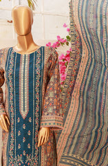 Premium Embroidered Lawn Vol 8 by Riwayat R 24241