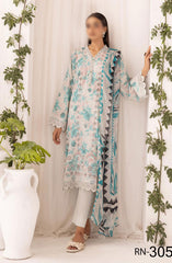 Rang Nagar Embroidered and Printed Lawn Collection By D-305