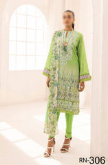 Rang Nagar Embroidered and Printed Lawn Collection By D-306