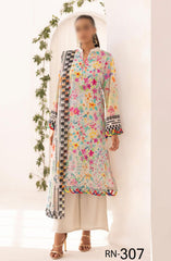 Rang Nagar Embroidered and Printed Lawn Collection By D-307