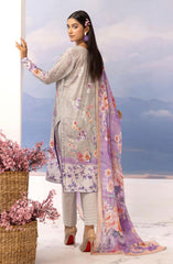 Rang Nagar Embroidered and Printed Unstitched Lawn Collection By NUR Vol 02 D-400