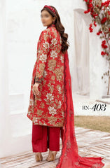 RangNagar Embroidered and Printed Lawn Collection By NUR RN-403