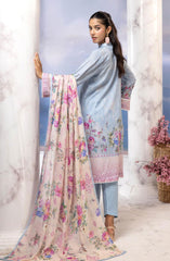 Rang Nagar Embroidered and Printed Unstitched Lawn Collection By NUR Vol 02 D-404