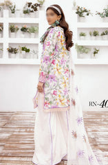RangNagar Embroidered and Printed Lawn Collection By NUR RN-404