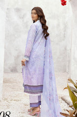 RangNagar Embroidered and Printed Lawn Collection By NUR RN-408