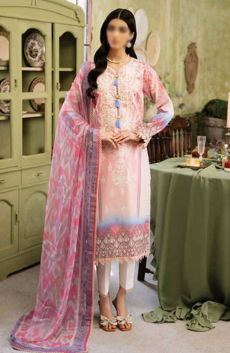 Roheenaz Flora Unstitched Printed Lawn Collection RNP-01A AMARA