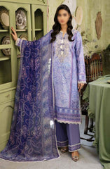 Roheenaz Flora Unstitched Printed Lawn Collection RNP-03A CELESTIA