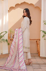 Thread & Weaves 3 PC - Embroidered Karandi Pret Collection D-101