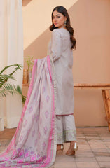 Thread & Weaves 3 PC - Embroidered Karandi Pret Collection D-102