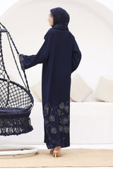 Nayab Abaya Collection Vol 22 by Amna Khadija Regal Indigo