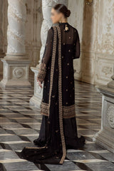 Merakish Unstitched Luxury Formal Collection 2023 Rich Black