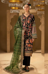 Ishq Festive Lawn Collection By Minha D-06 Riwaaj