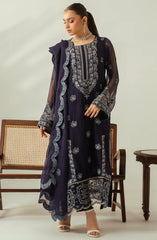 Diva by Zouj Unstitched Luxury Festive Collection 2025 D-05 Royal Sapphire