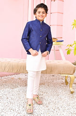 Exclusive Prince Coat Collection By Hassan Jee D-p8 Royal blue Prince coat