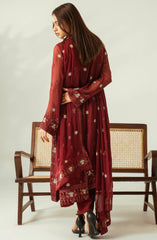 Diva by Zouj Unstitched Luxury Festive Collection 2025 D-06 Ruby Bliss