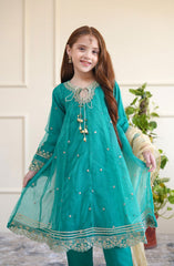 Shanzey Eid Boutique Formal Collection 2024 D-2602-Sea Green