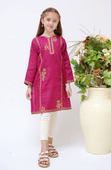 Shanzey Jacquard Kurti Collection 2024 D-2902 Magenta