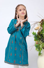 Shanzey Jacquard Kurti Collection 2024 D-2904 Sea Green