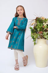 Shanzey Jacquard Kurti Collection 2024 D-2904 Sea Green