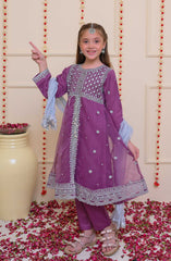 Shanzey Shehnai Girls Pret Formal Collection D-3201 Purple