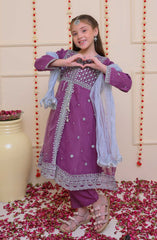 Shanzey Shehnai Girls Pret Formal Collection D-3201 Purple