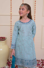 Shanzey Shehnai Girls Pret Formal Collection D-3203 Azure