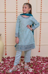 Shanzey Shehnai Girls Pret Formal Collection D-3203 Azure