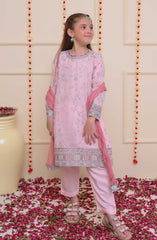 Shanzey Shehnai Girls Pret Formal Collection D-3204 Powder Pink