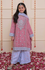 Shanzey Shehnai Girls Pret Formal Collection D-3206 Tea Pink