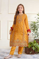 Shanzey Eid Boutique Festive Collection 2025 D-3501-Mustard