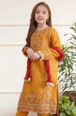 Shanzey Eid Boutique Festive Collection 2025 D-3501-Mustard