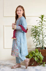 Shanzey Eid Boutique Festive Collection 2025 D-3502-Azure