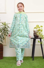 Shanzey Spring Embroidered Cutwork Collection D-3701 SEA GREEN