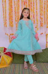 Shanzey Mehendi Magic Formal Pret Collection D-3302 Sky Blue